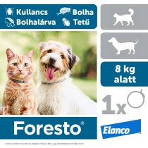 Foresto nyakörv macska és kutya 0-8kg 